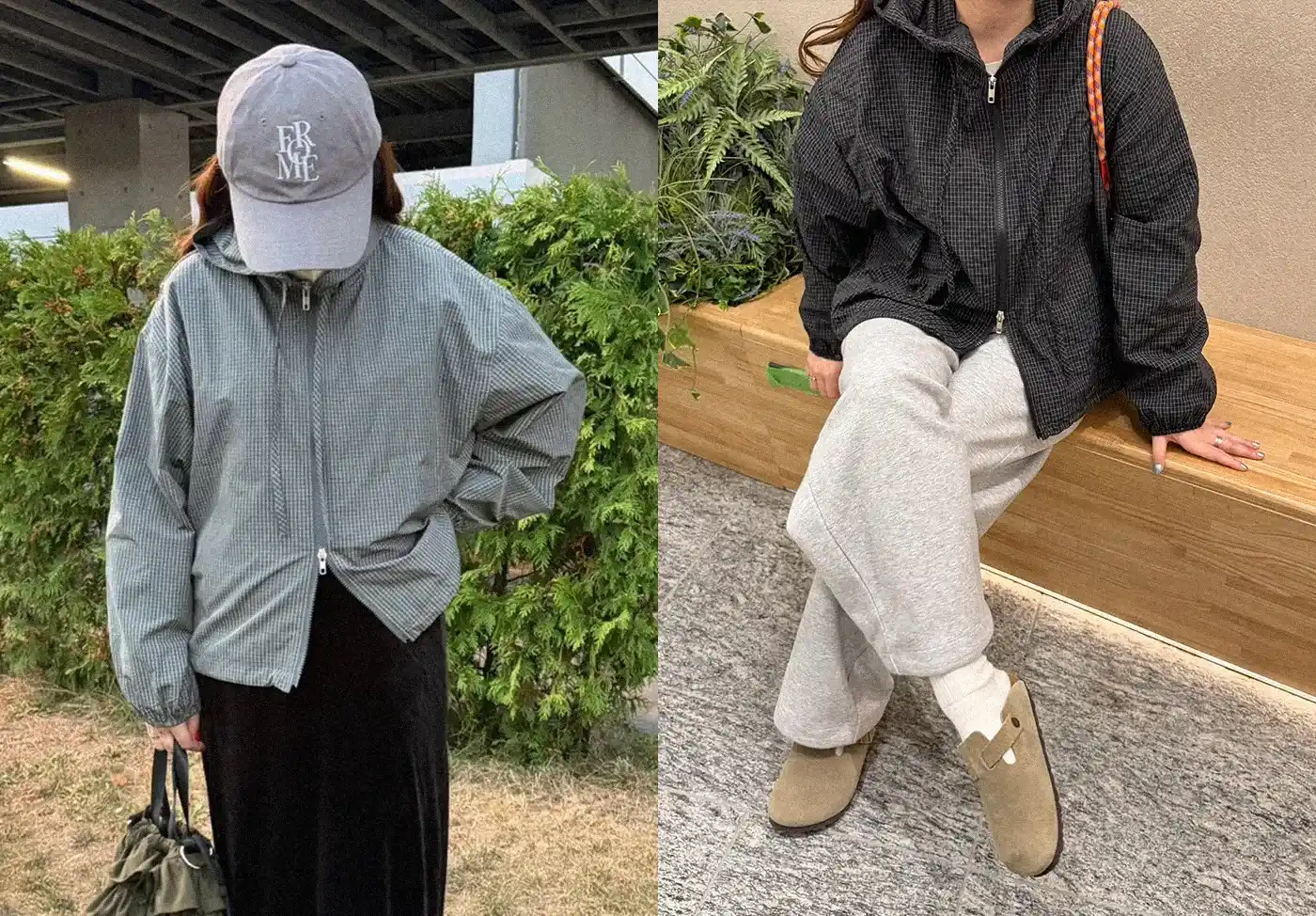 khaki / black