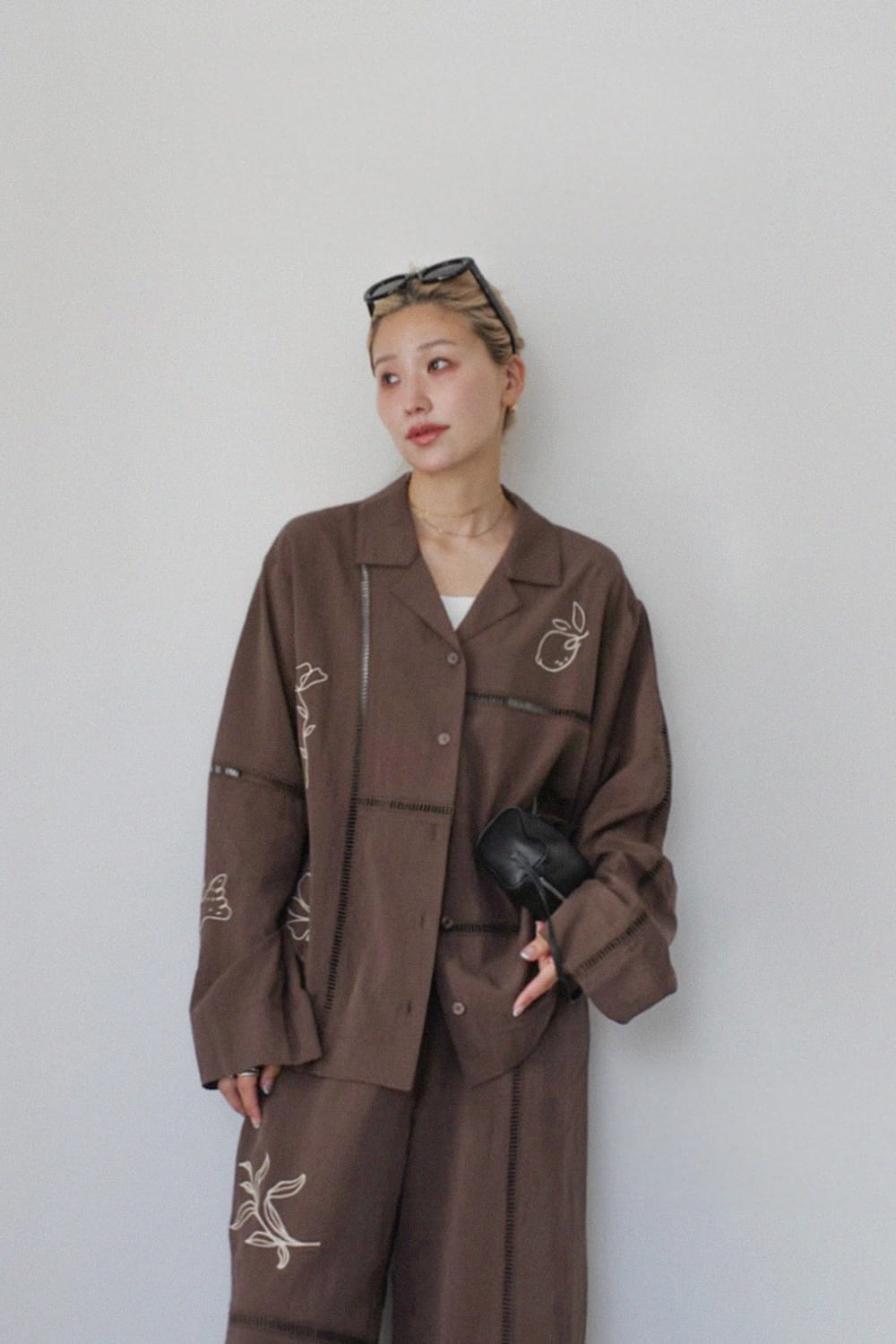 hideka Embroidery Patchwork Set Up new color