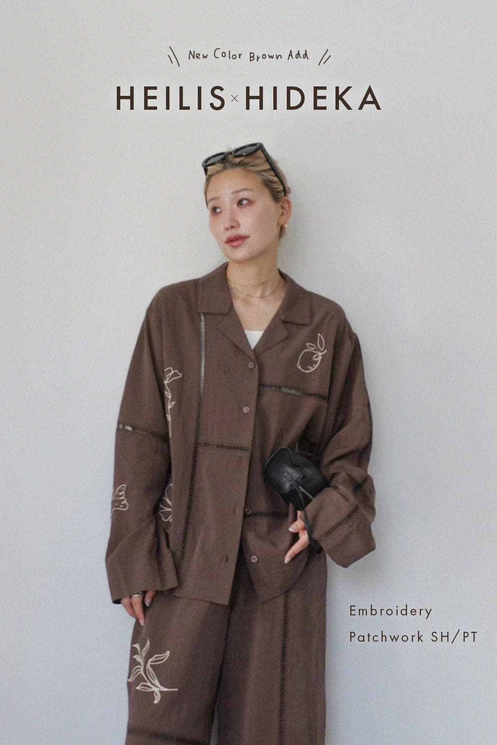 hideka Embroidery Patchwork Set Up new color