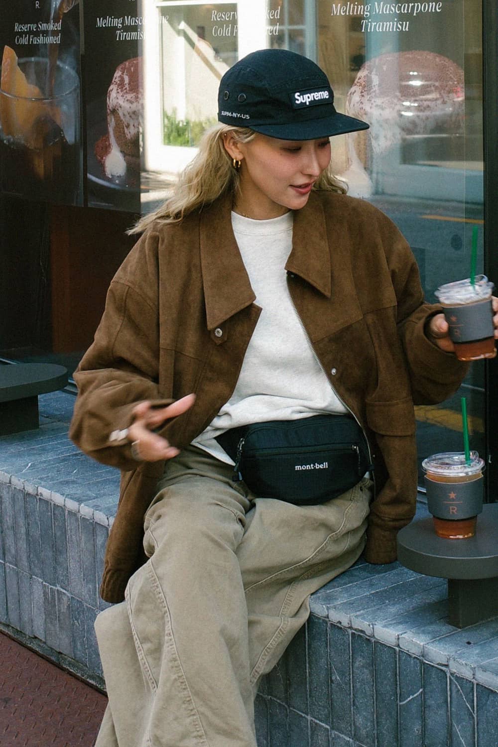 hideka Oversized Suede Blouson new arrivals