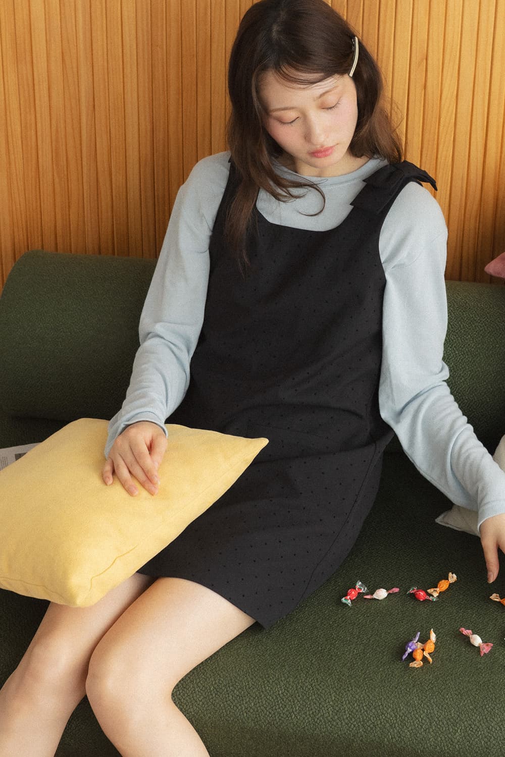 Ribbon Mini Dress