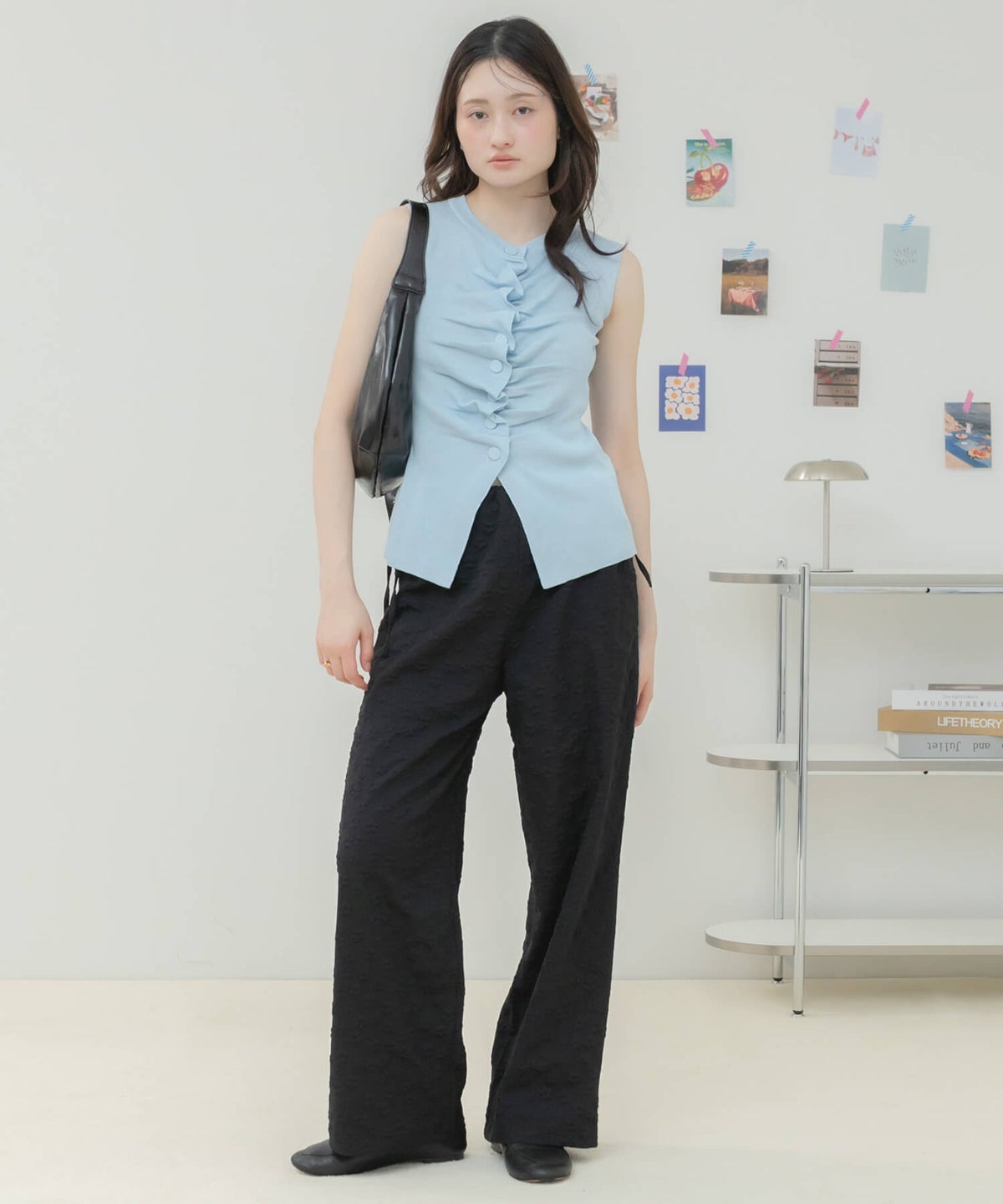 &&model：163cm&&