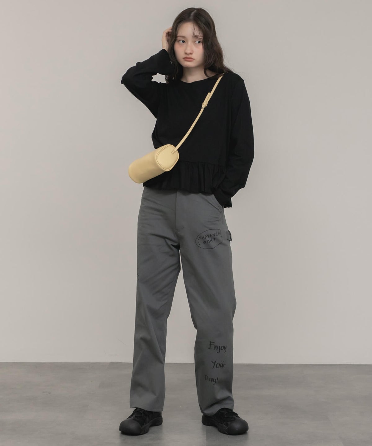 &&model：163cm&&