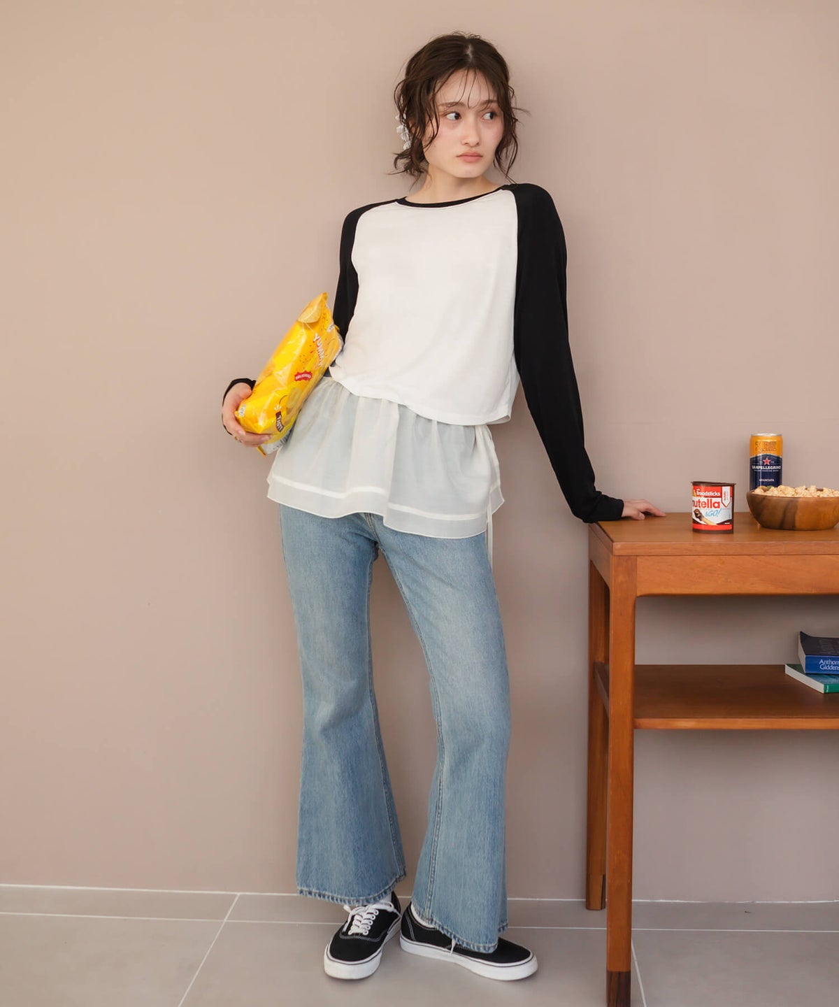 &&model：163cm&&