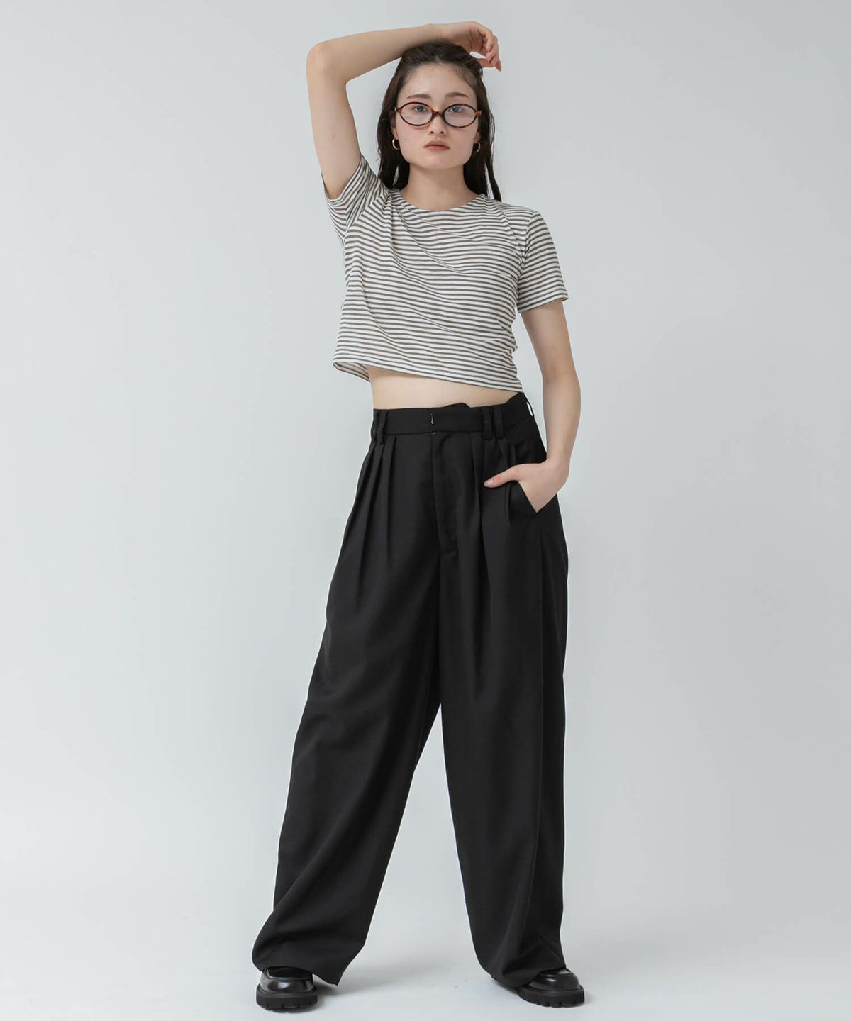 &&model：163cm&&