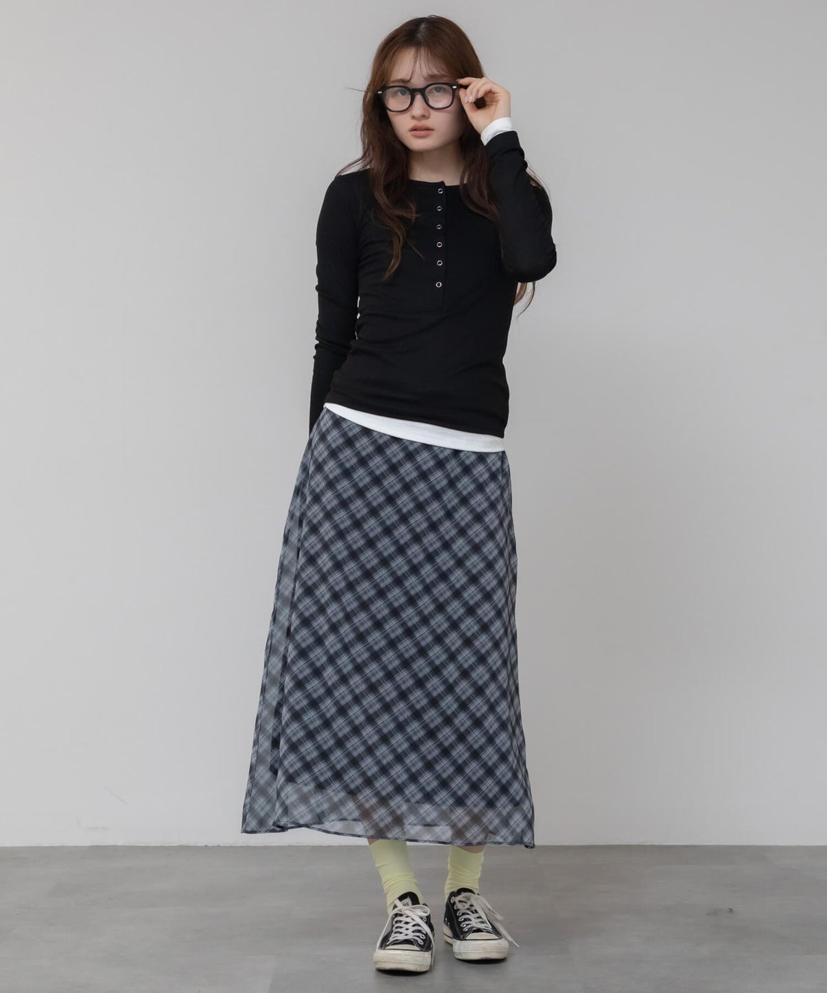 &&model：163cm&&