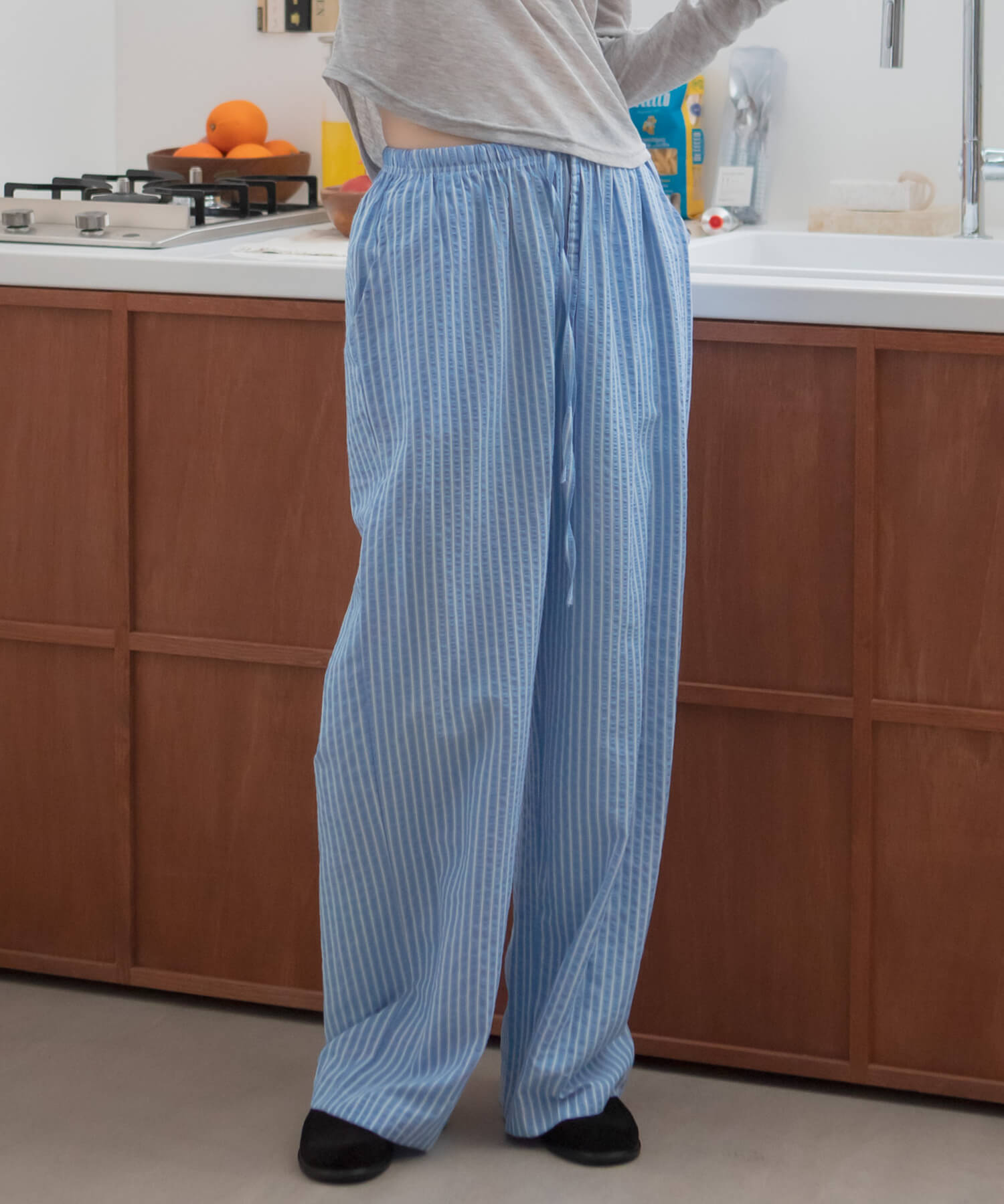Stripe Easy Pajama Pants | HEILIS