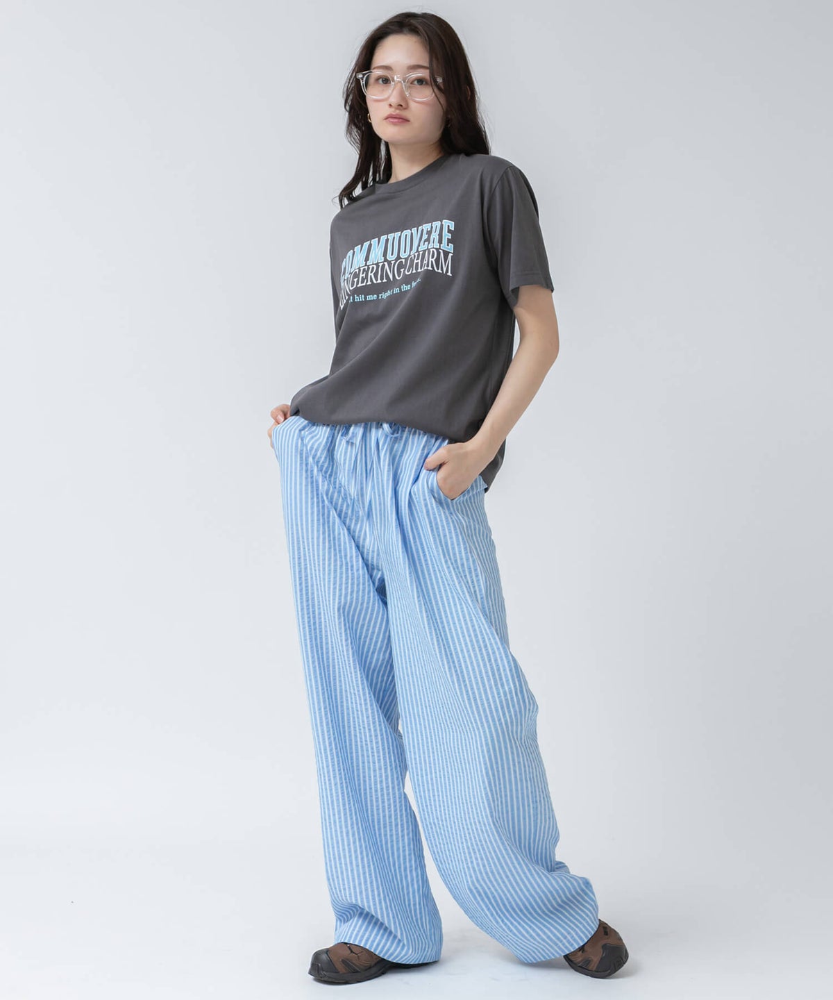 &&model：163cm(M SIZE)&&