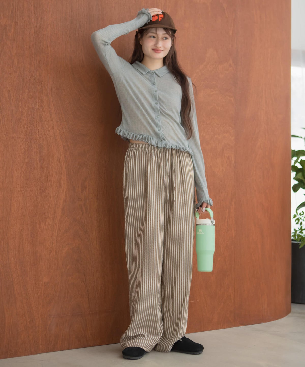 &&model：163cm(M SIZE)&&