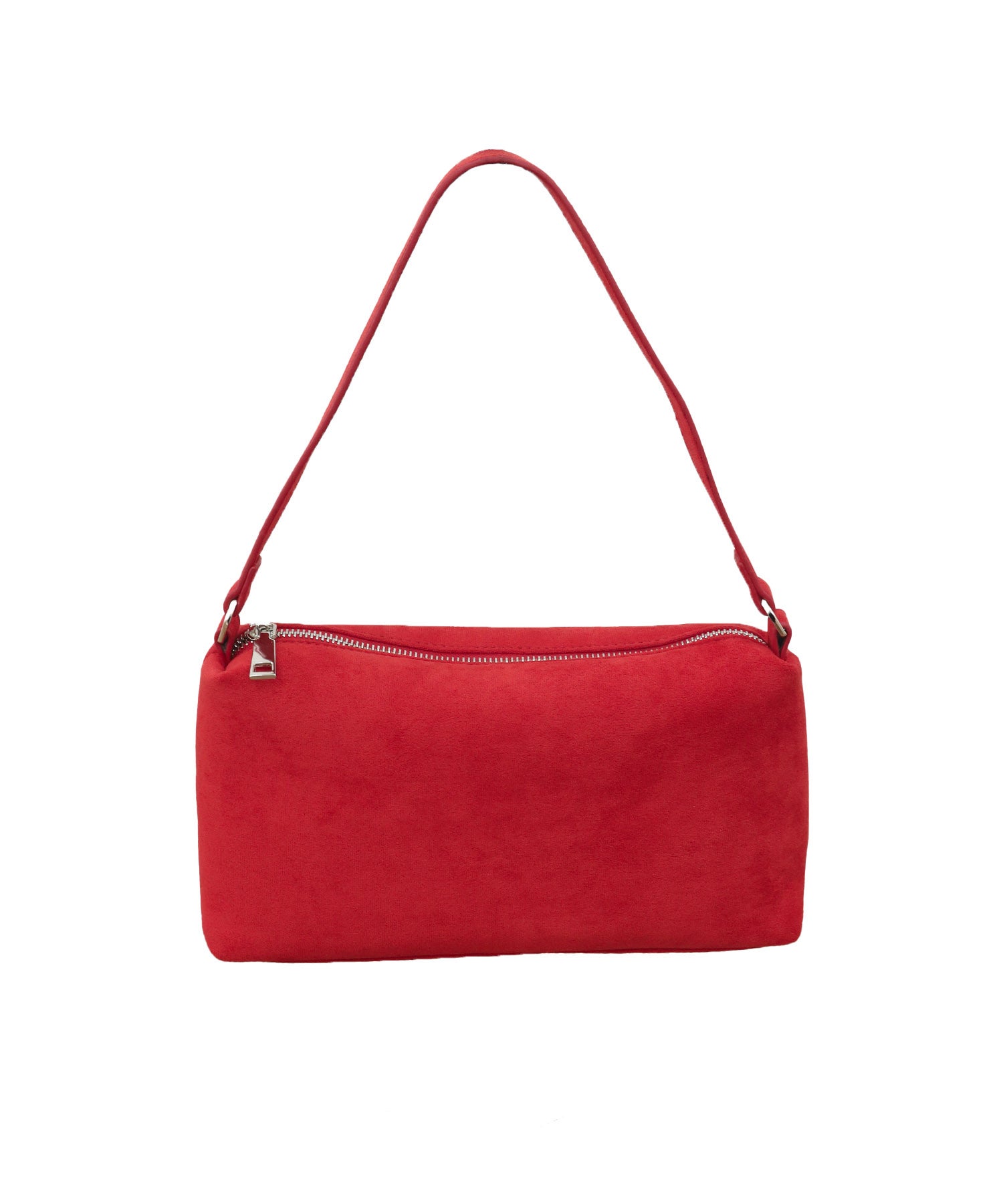 One Handle Suede Shoulder Bag | HEILIS