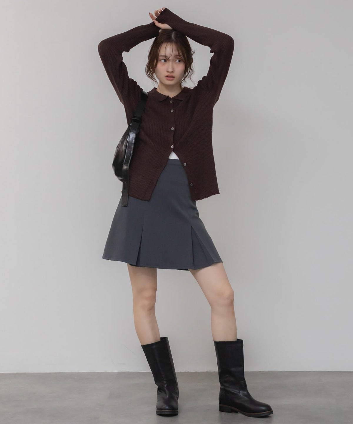 &&model：163cm&&
