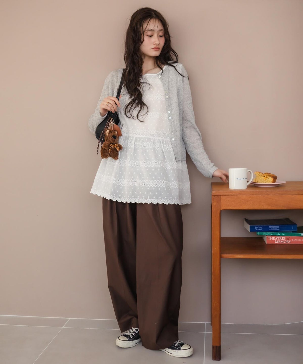 &&model：163cm(L SIZE)&&
