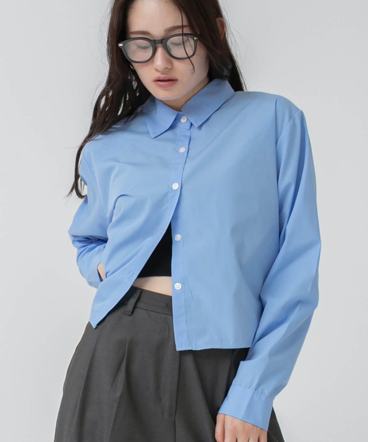 &&model：163cm&&