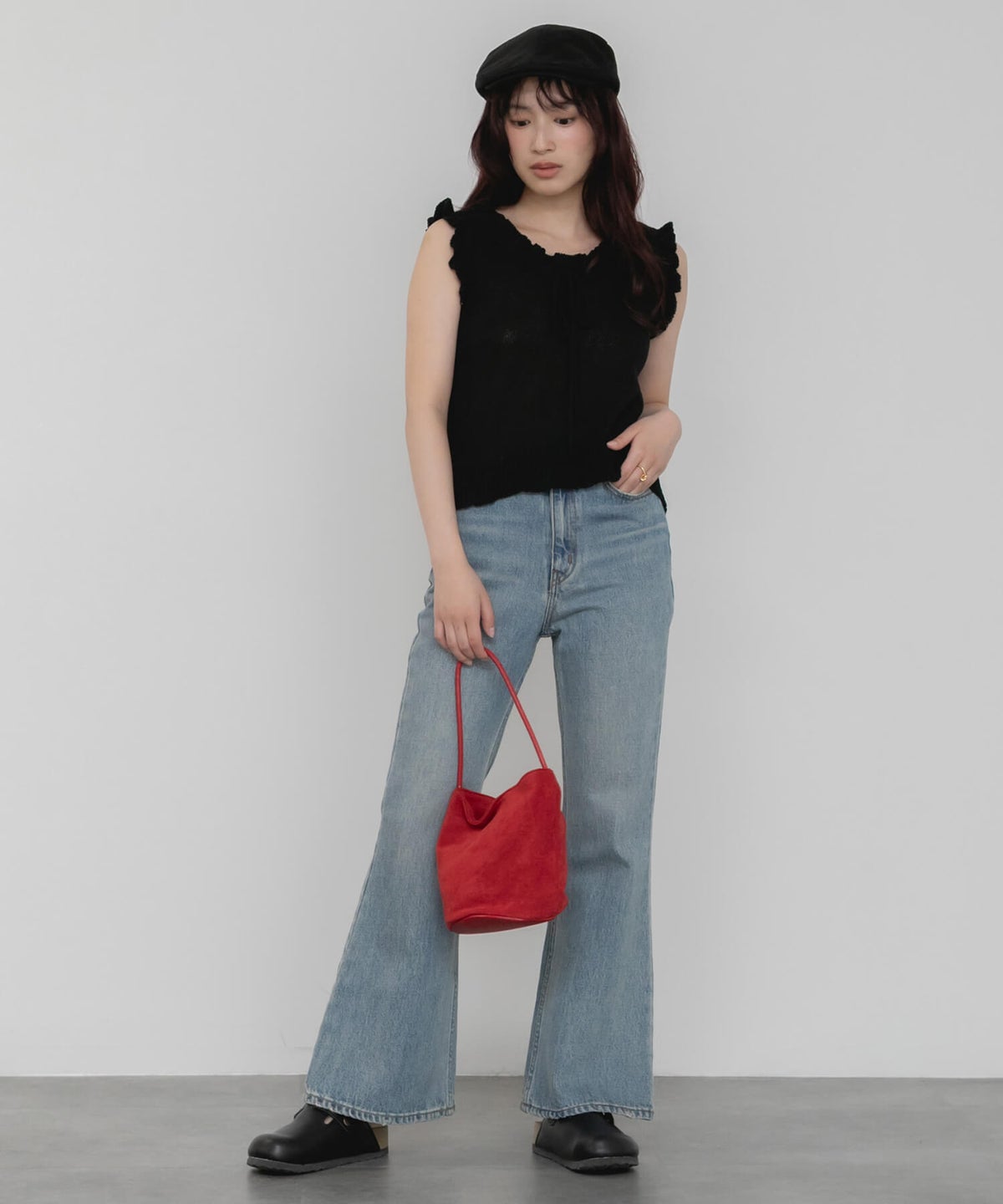 &&model：158cm&&