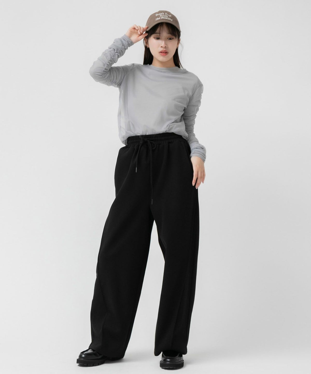 &&model：158cm&&