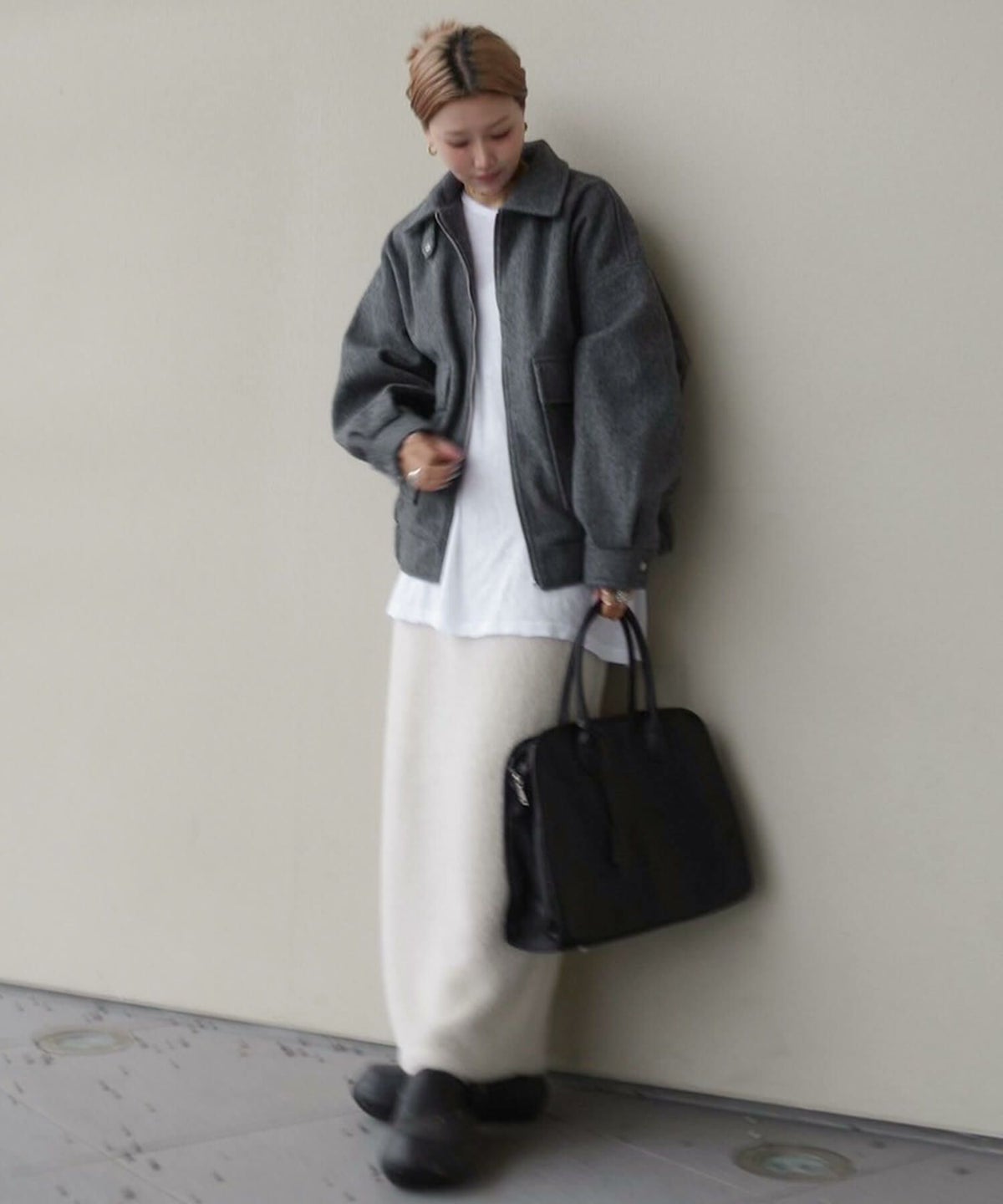 &&model：163cm&&
