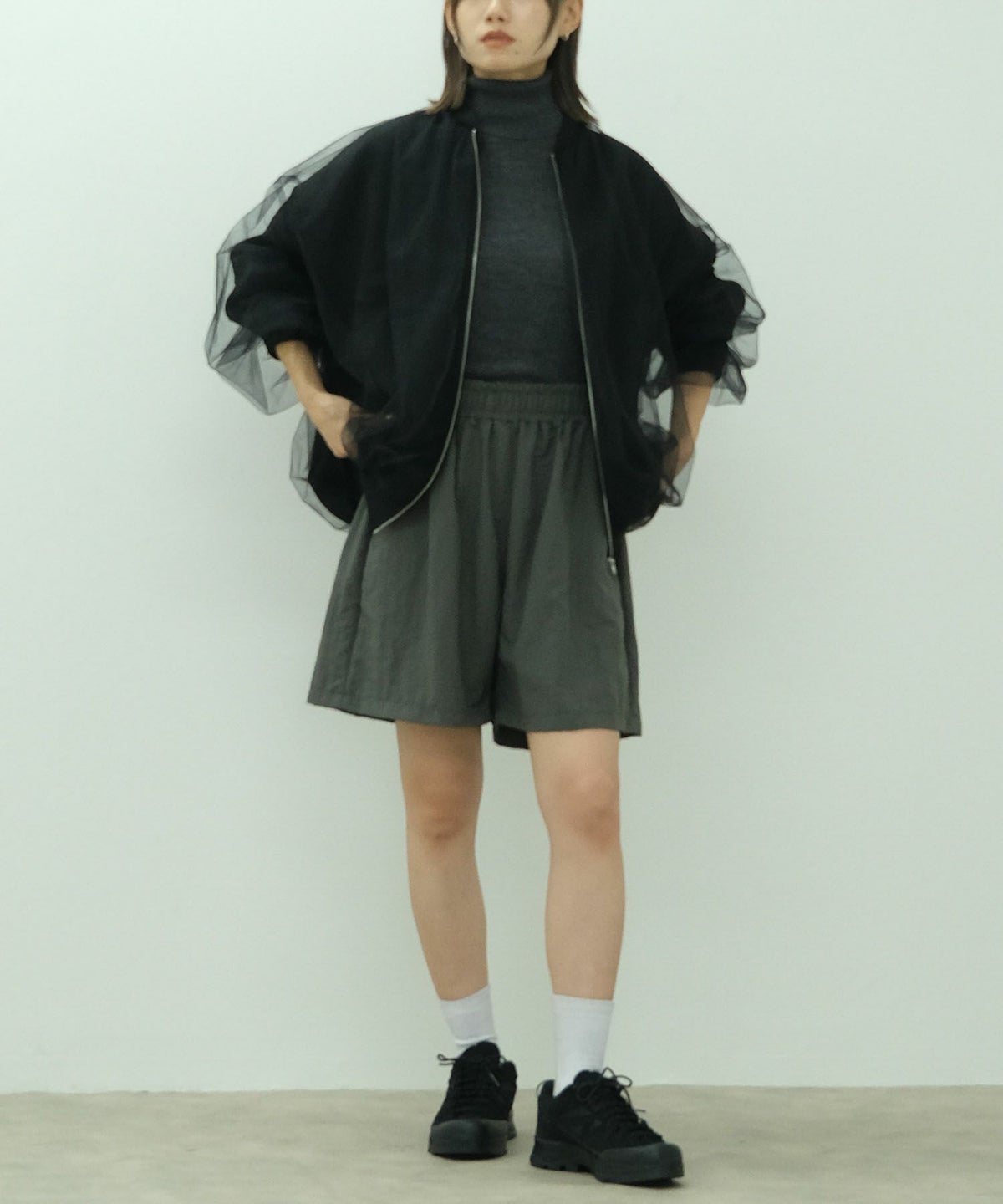 &&model：157cm&&