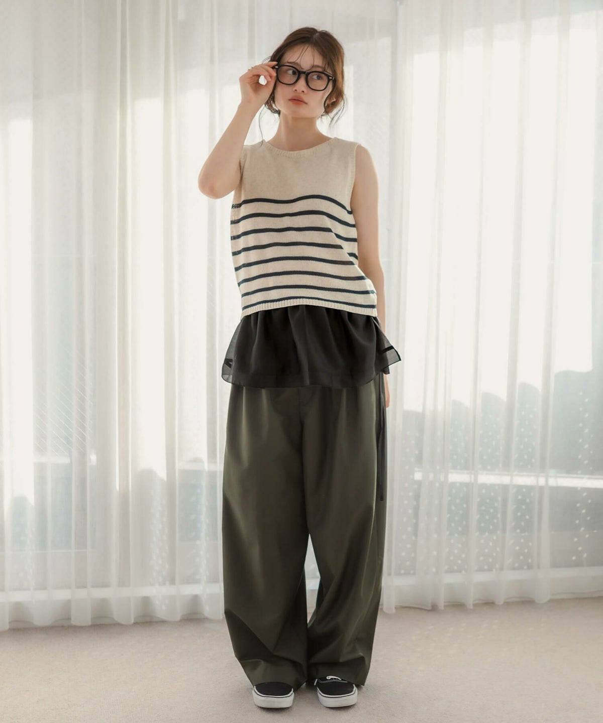 &&model：163cm&&