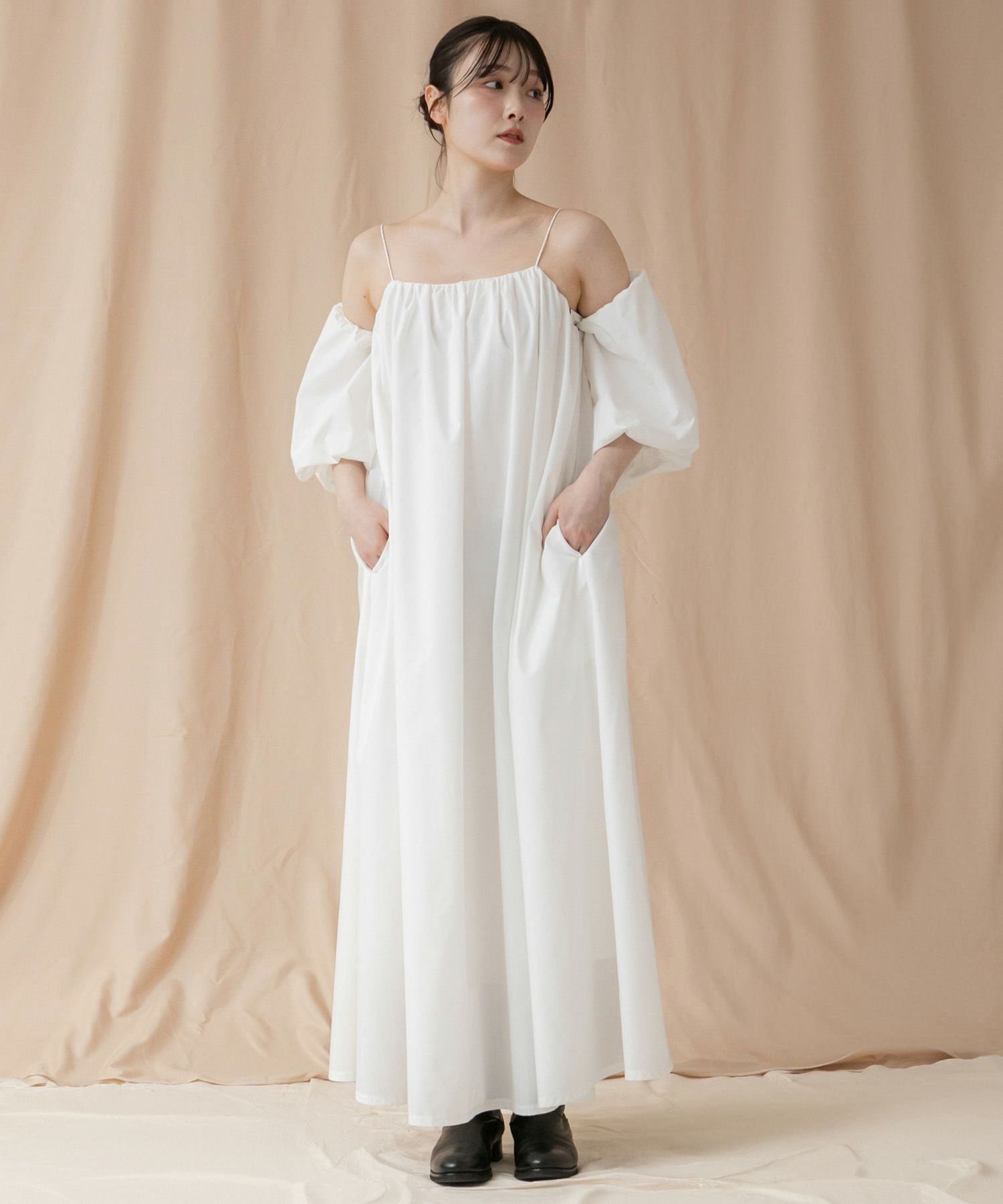 Hideka Original】3Way Off Shoulder Dress | HEILIS