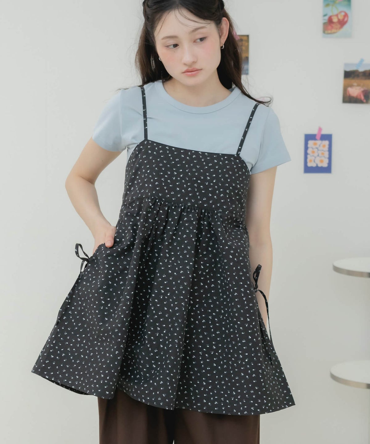 &&model：163cm&&