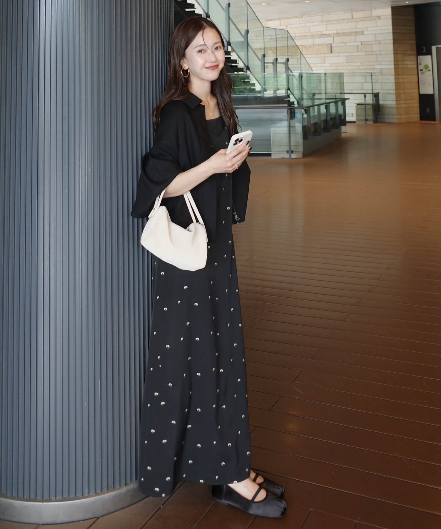 Nanami Original】Flower Embroidery Dress | HEILIS