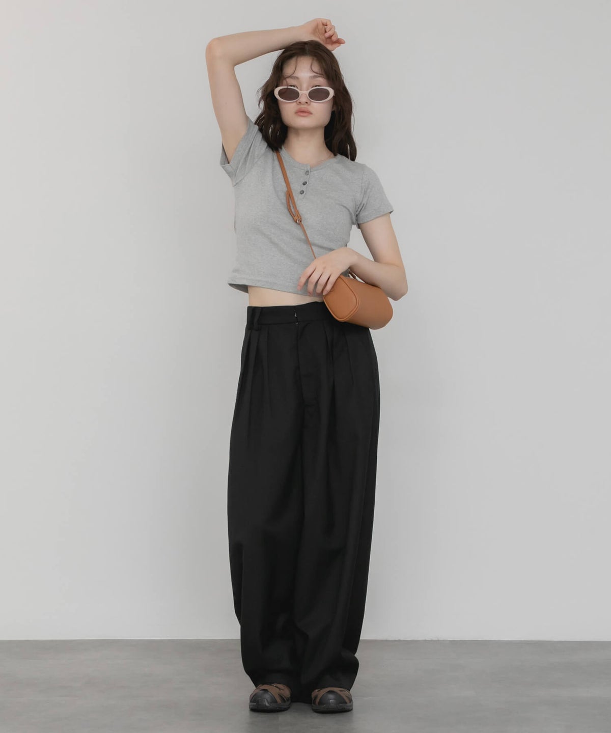 &&model：163cm&&