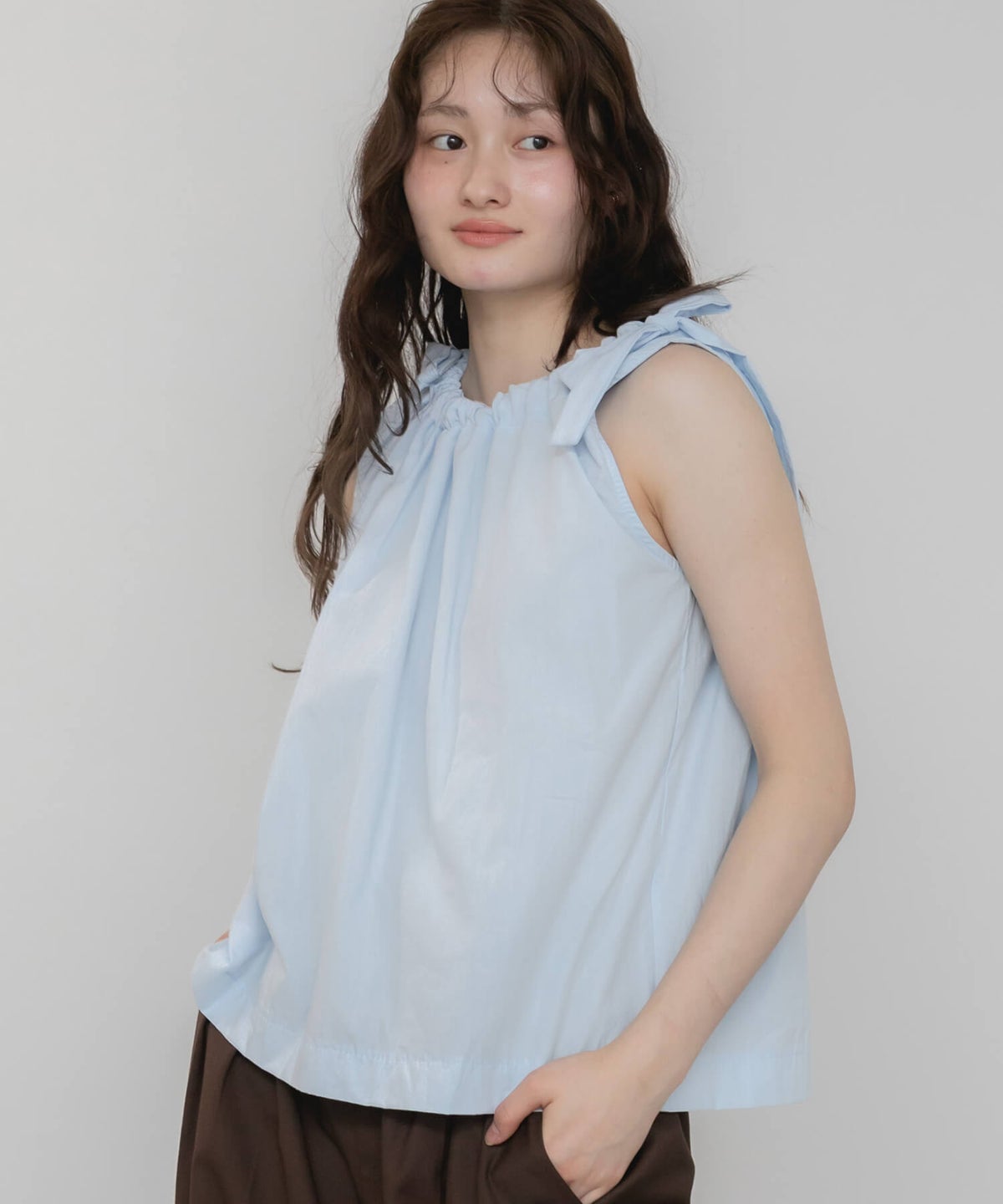 &&model：163cm&&