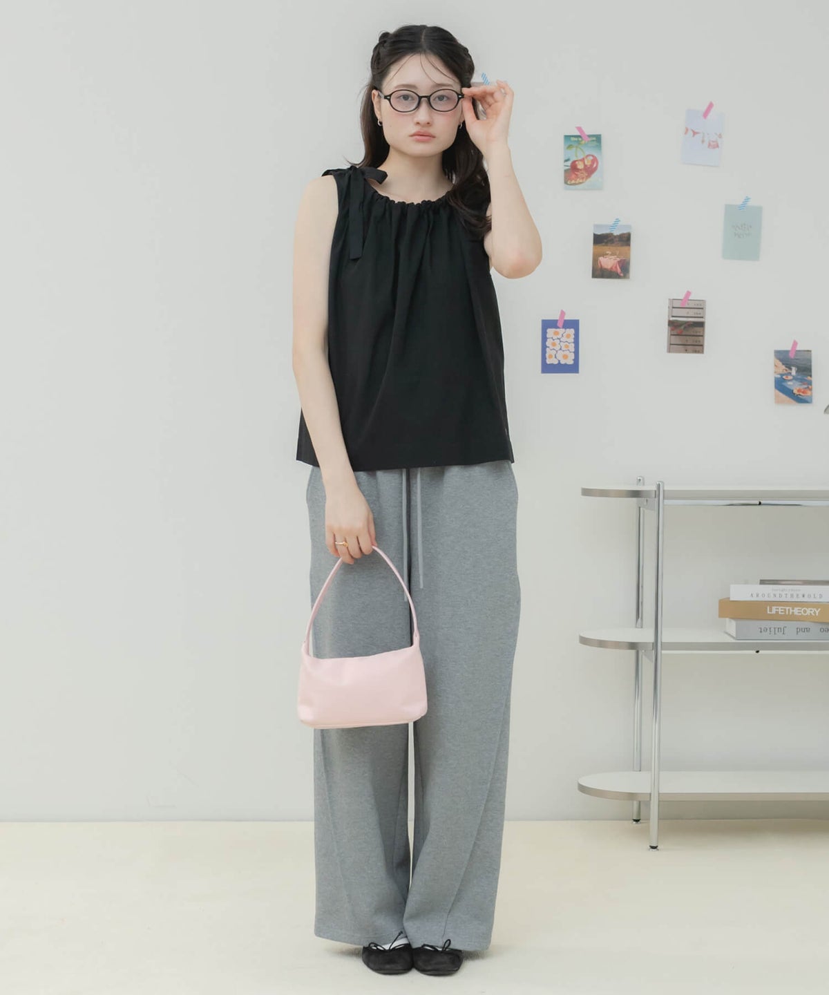 &&model：163cm&&