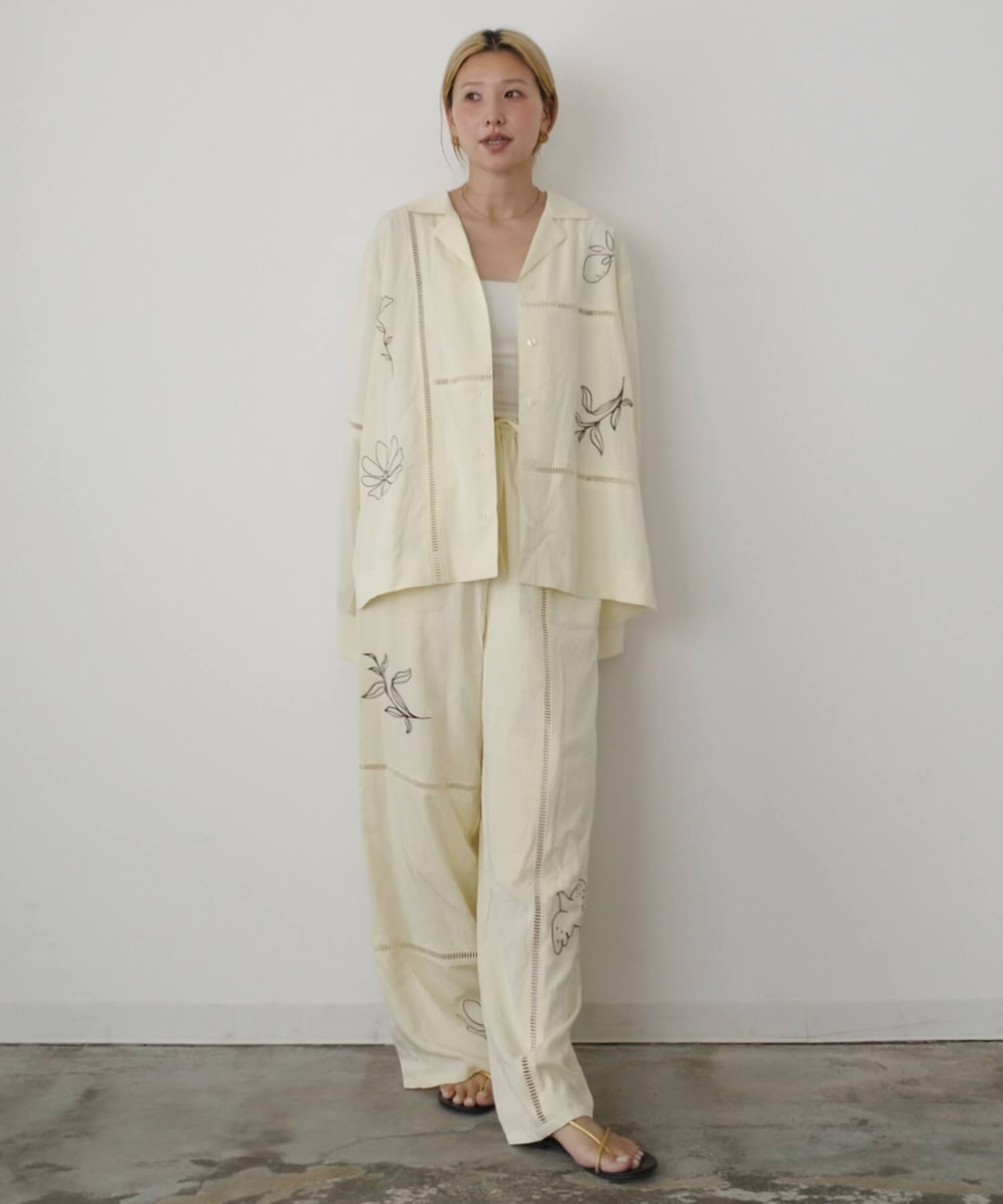 hideka original】Embroidery Patchwork PT | HEILIS