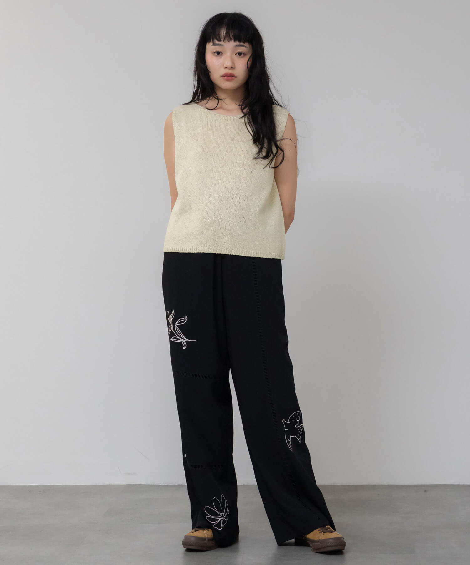 hideka original】Embroidery Patchwork PT | HEILIS