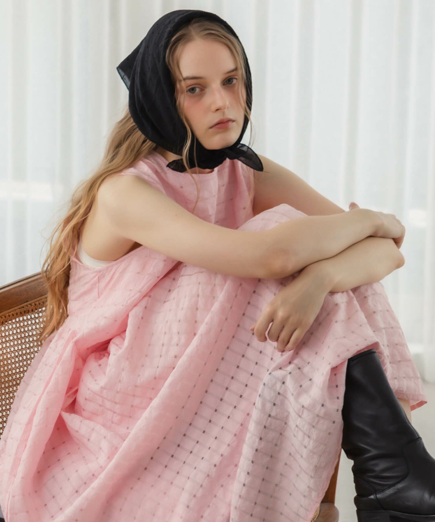 Jacquard Volume Dress | HEILIS