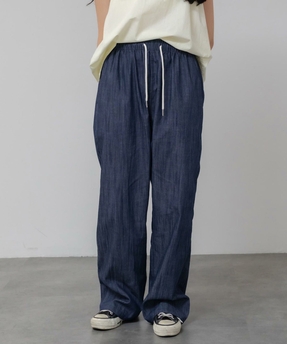 &&model：158cm　blue&&