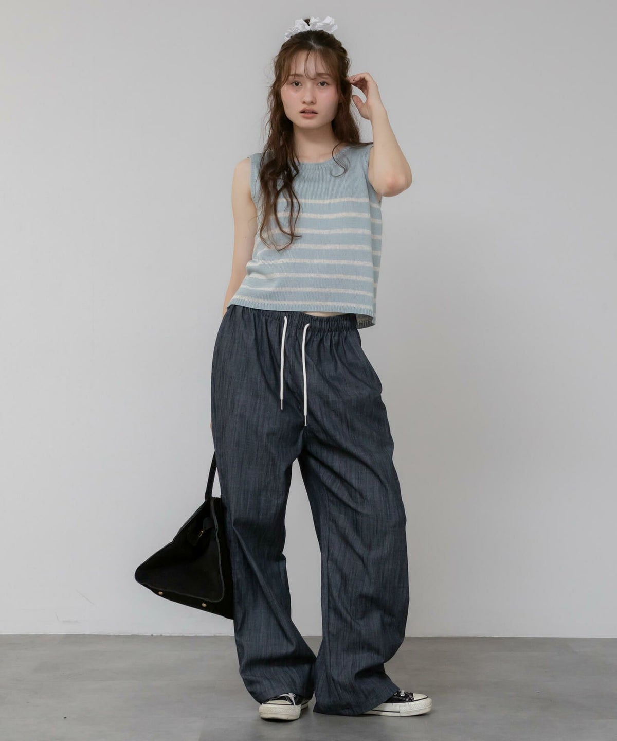 &&model：163cm　black&&