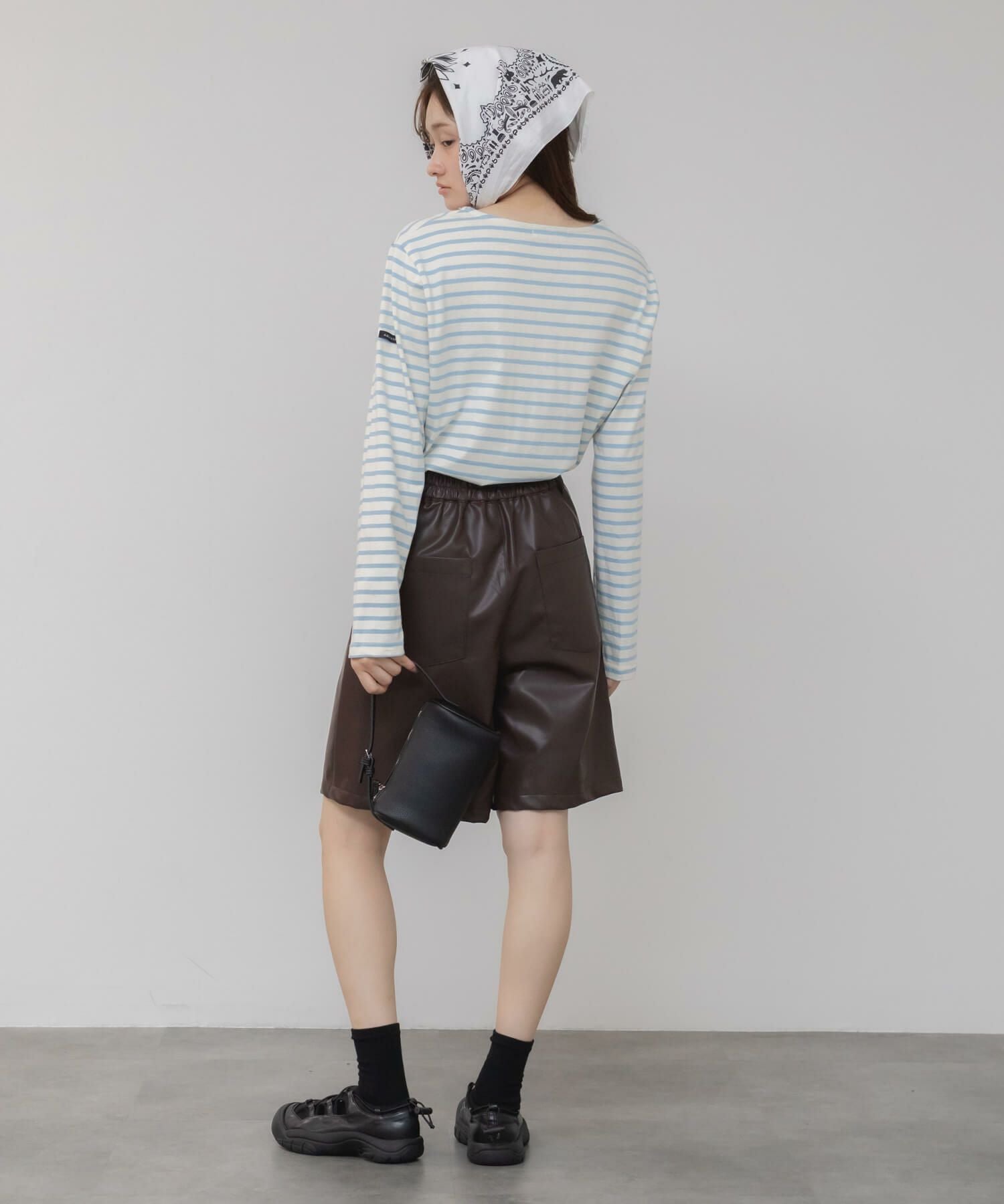Faux Leather Shorts | HEILIS