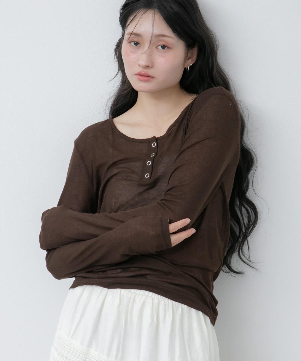 &&model：163cm&&