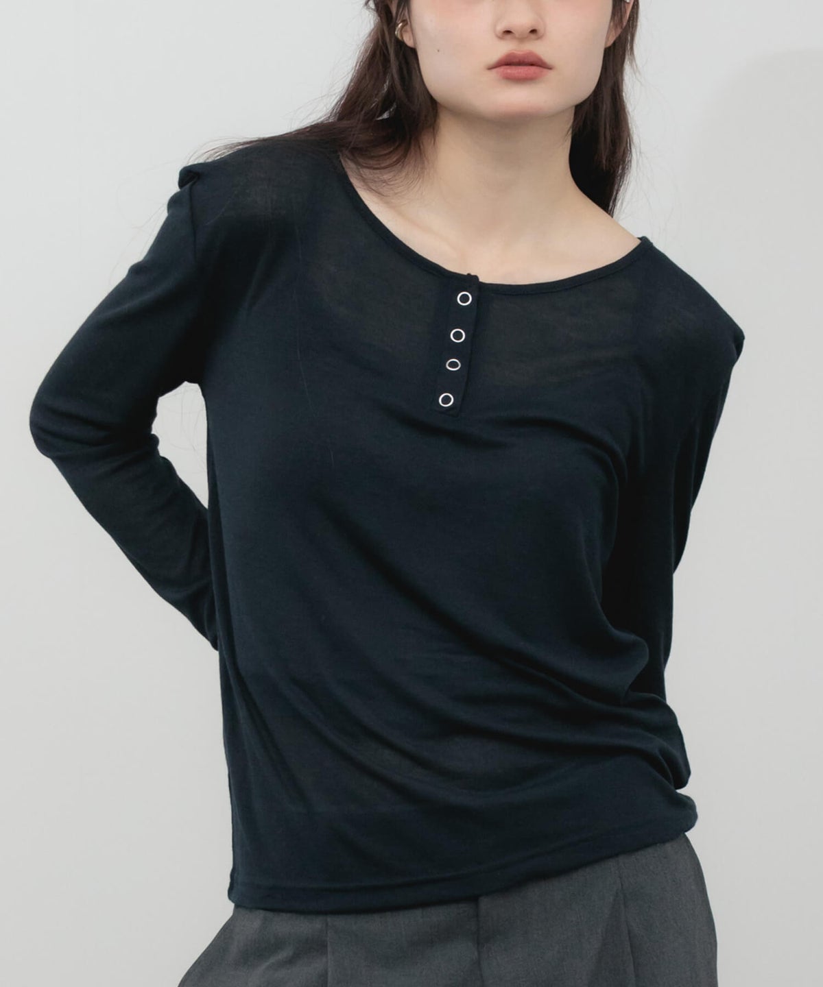 &&model：163cm&&