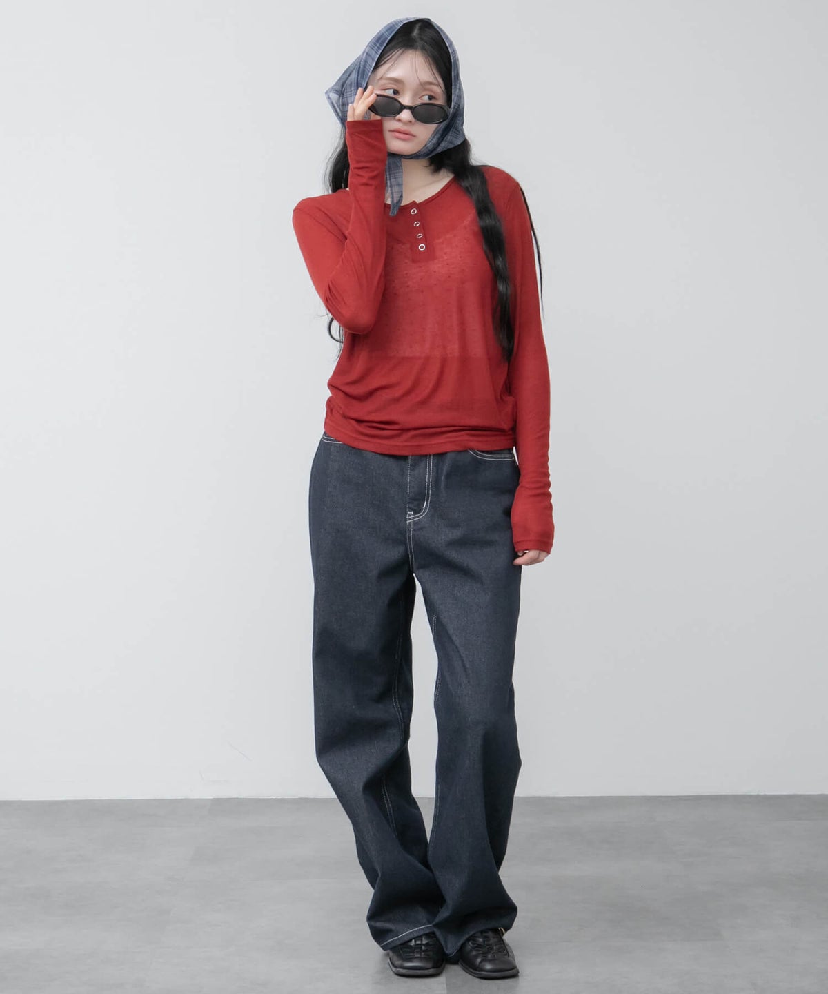 &&model：163cm&&
