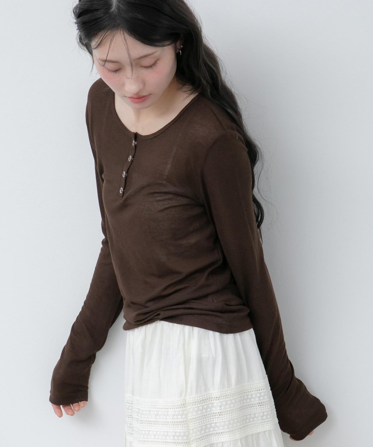&&model：163cm&&