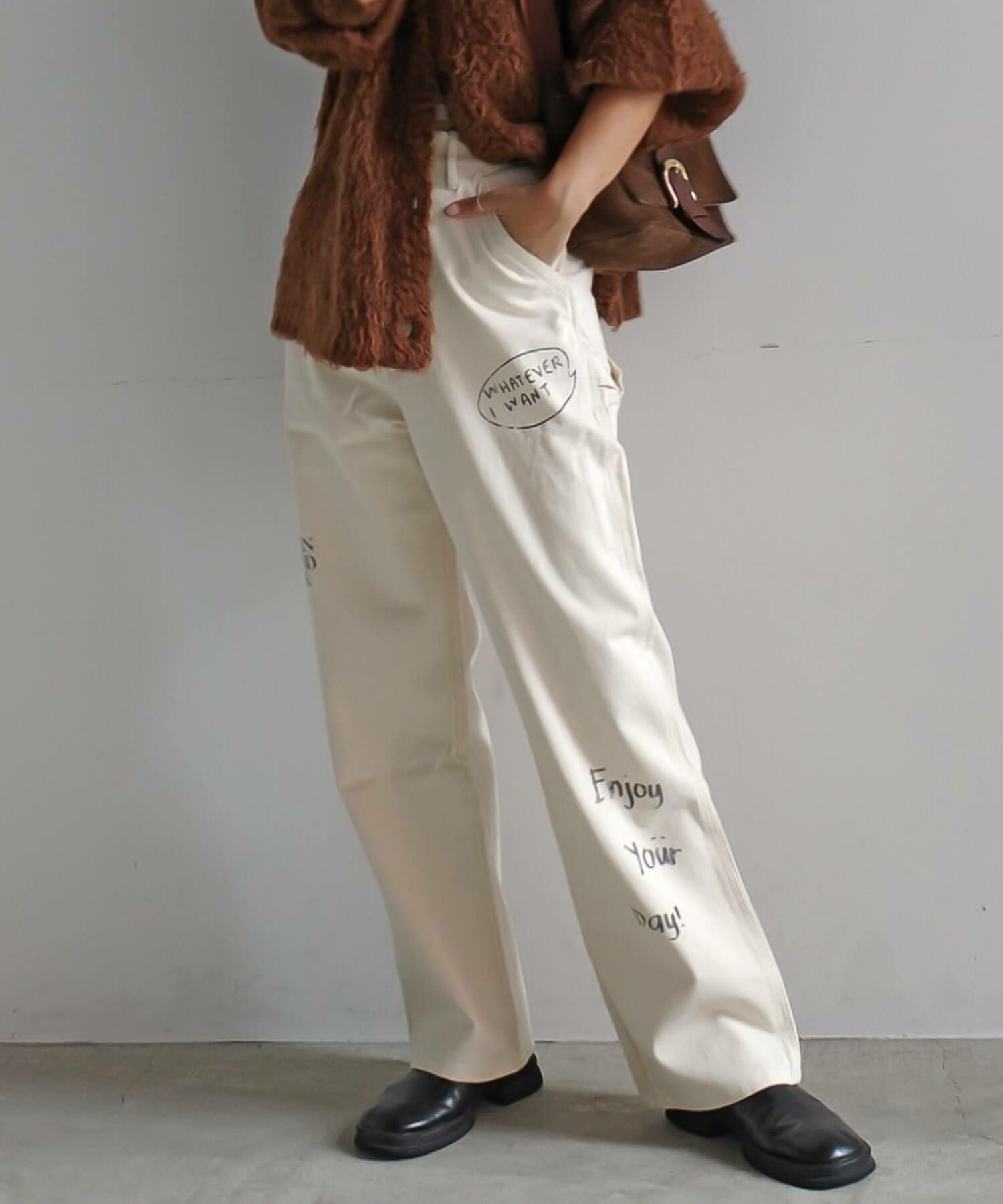 hideka original】Printed painter pants | HEILIS
