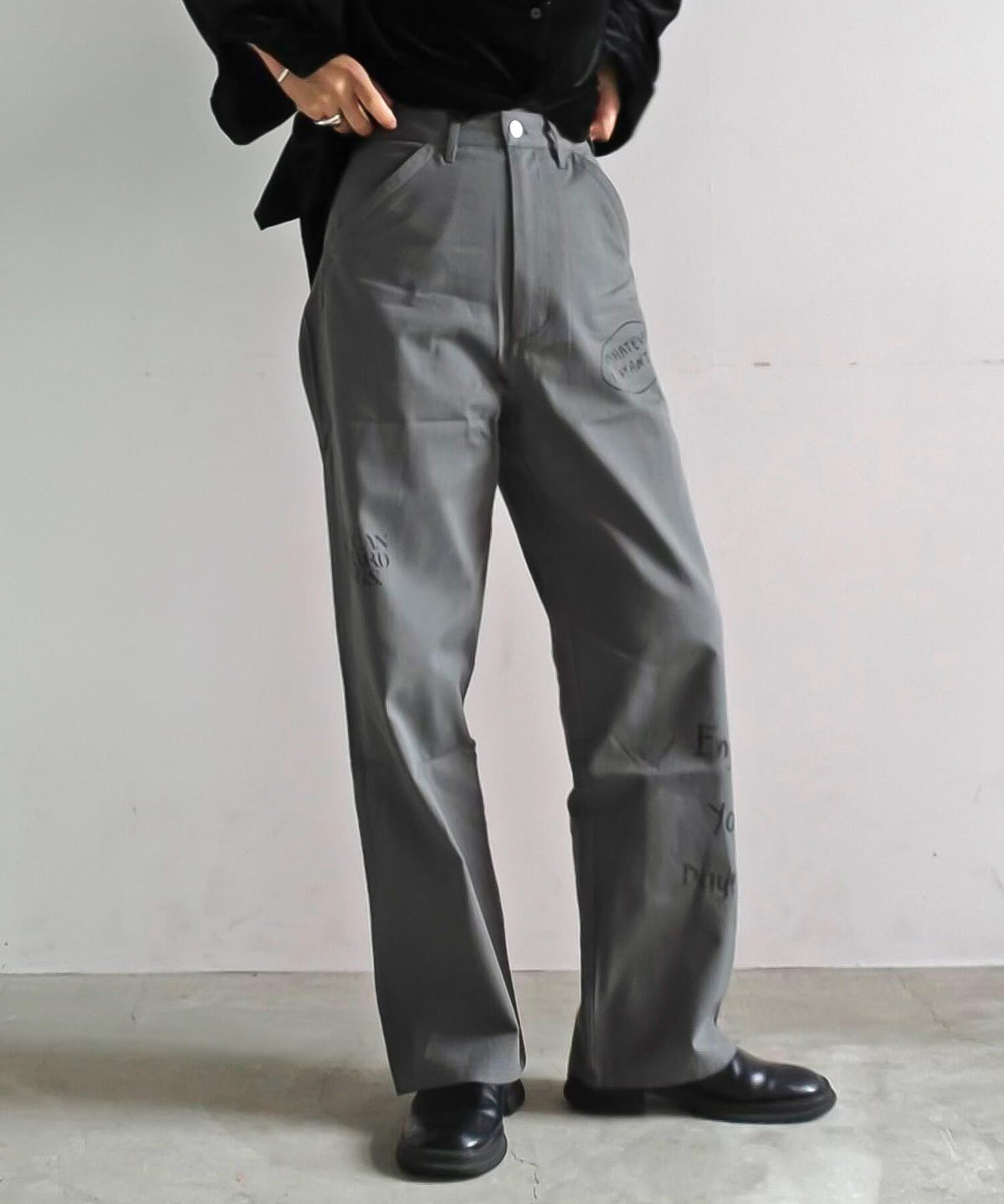 &&model：モデル身長:163cm 着用サイズ:M&&