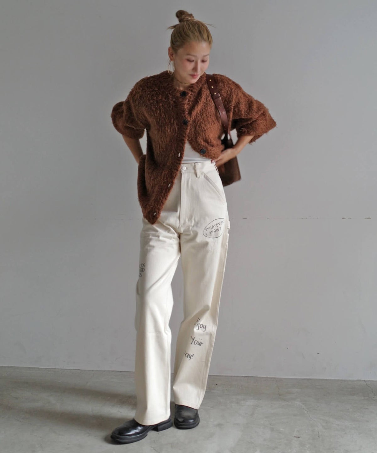&&model：モデル身長:163cm 着用サイズ:M&&