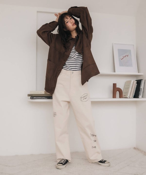 &&model：モデル身長:168cm 着用サイズ:M&&