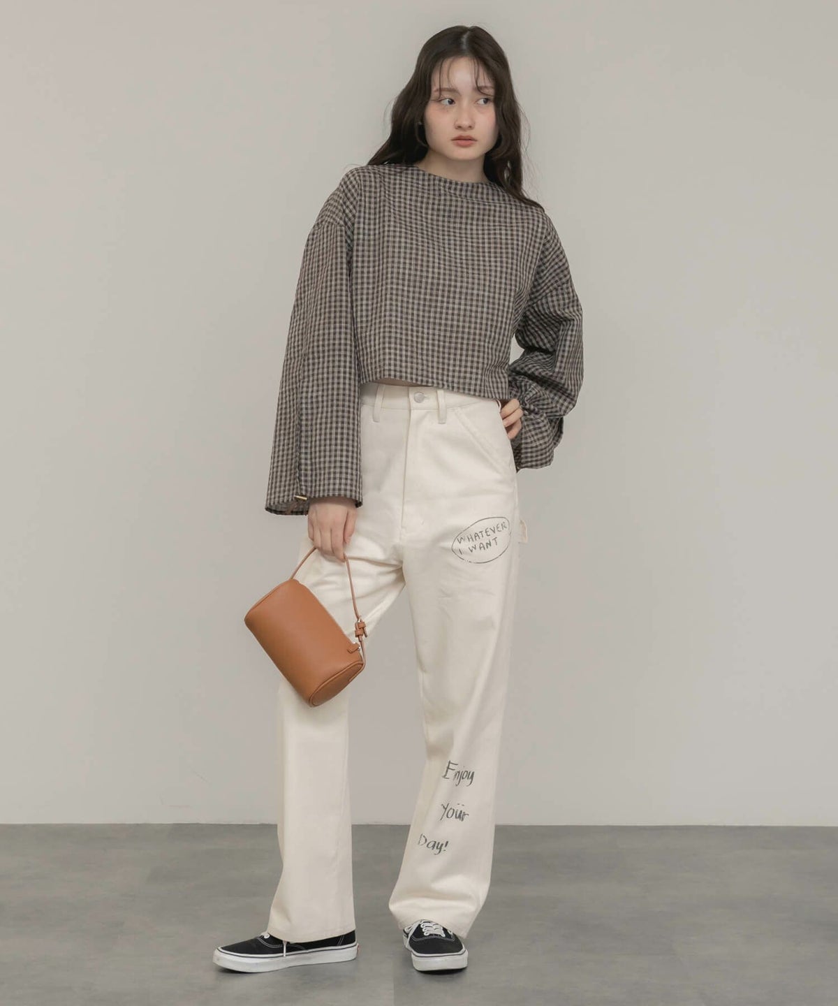 &&model：モデル身長:163cm 着用サイズ:M&&