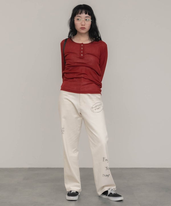 &&model：モデル身長:158cm 着用サイズ:S&&