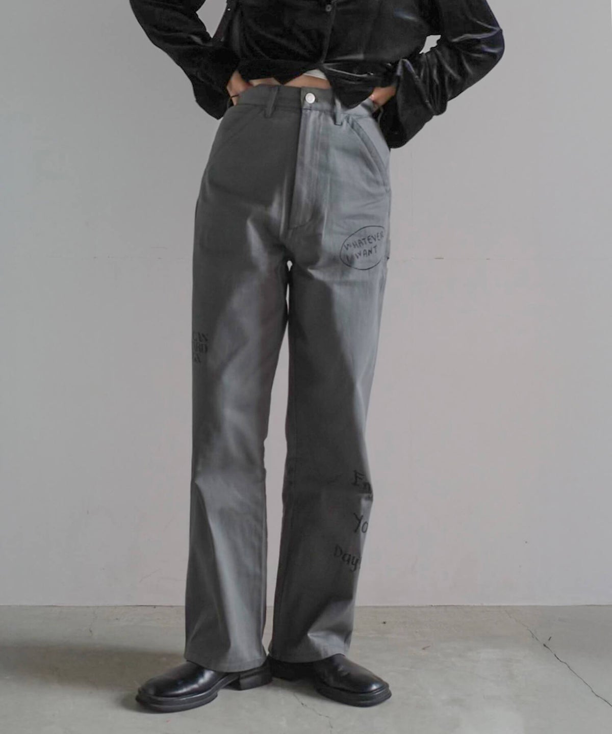 &&model：モデル身長:163cm 着用サイズ:M&&