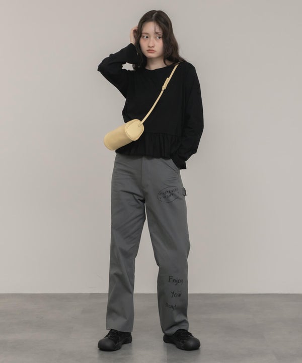 &&model：モデル身長:163cm 着用サイズ:M&&