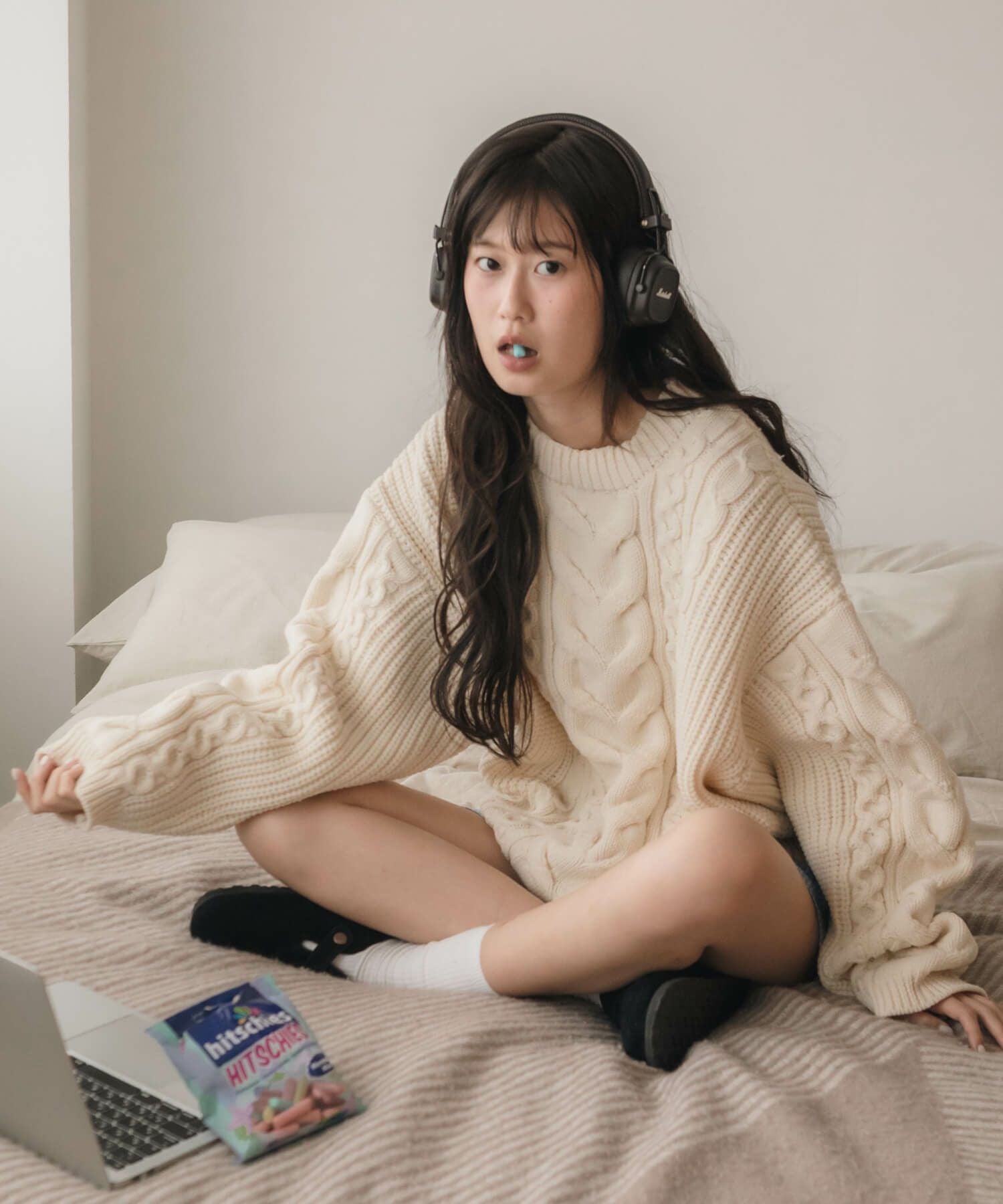 Compact Rib Knit Cardigan | HEILIS