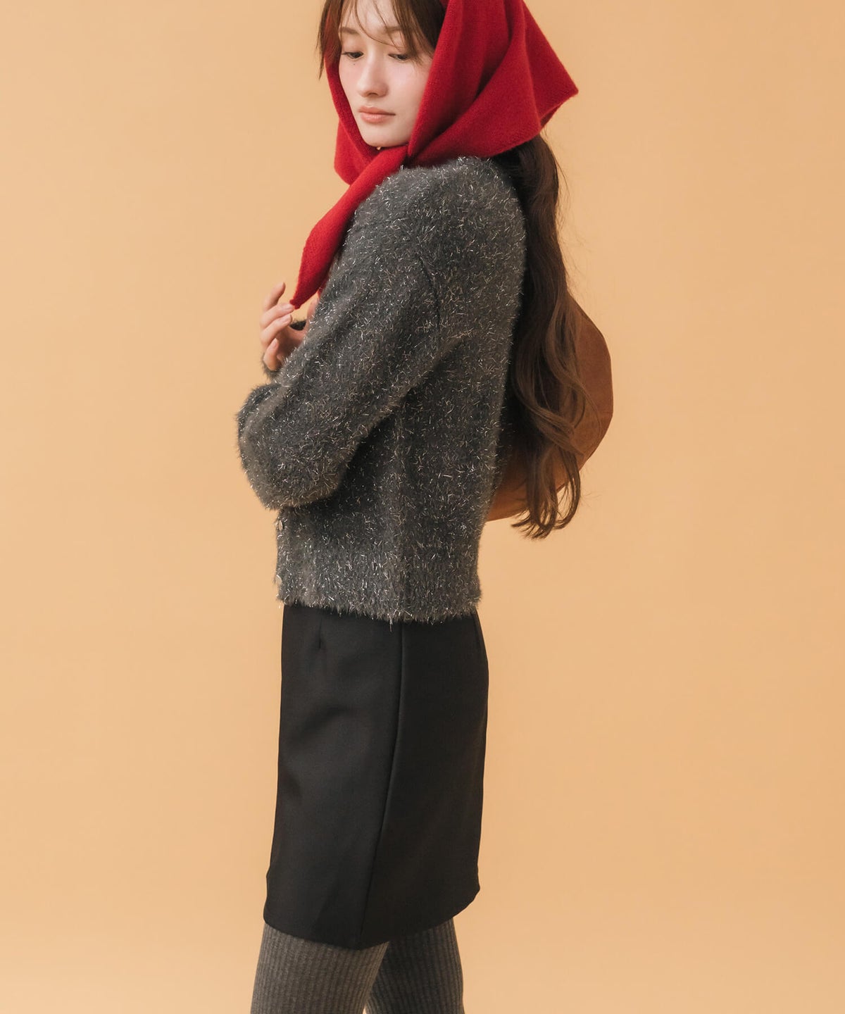 &&model：163cm&&