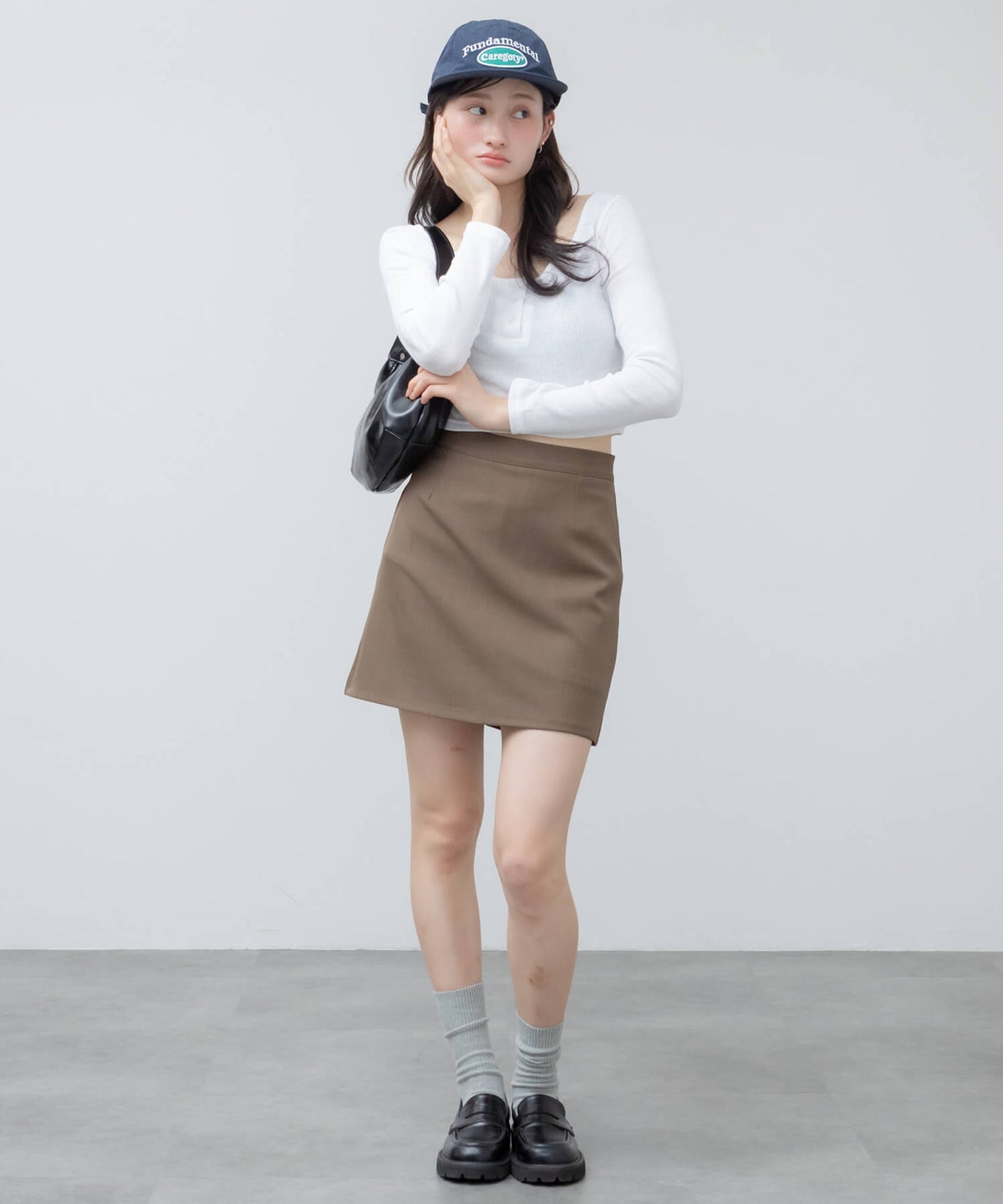&&model：163cm&&