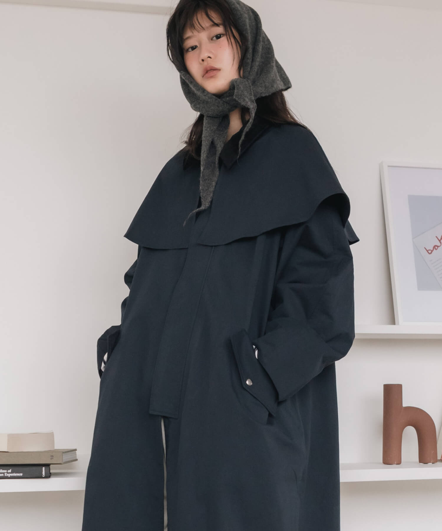 3way Long Cape Coat | HEILIS